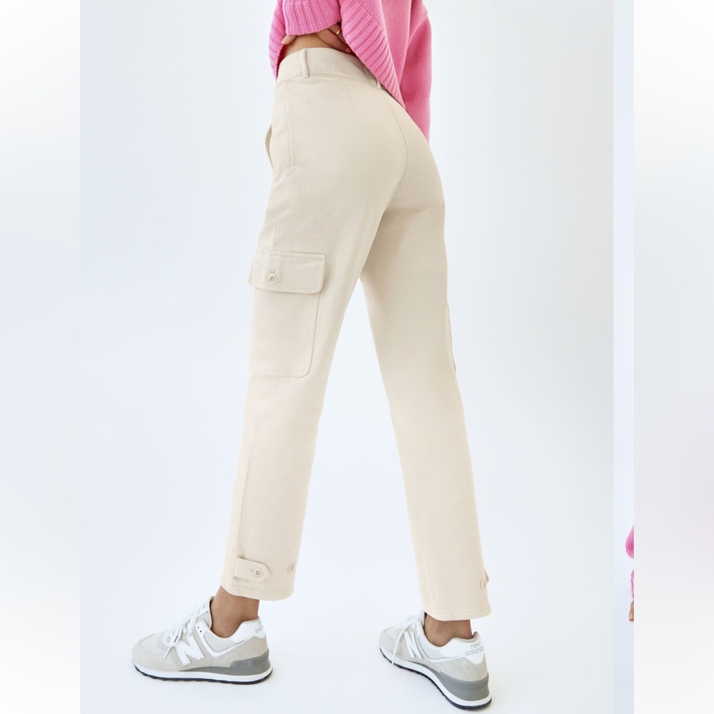 Wilfred Free Modern Cargo Pant - Gd Birch Cream Cropped Pants High-Waisted